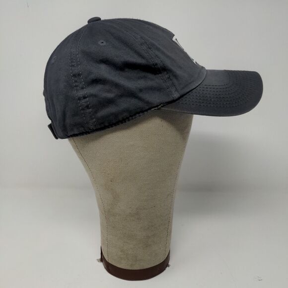 Port Authority Mens Strapback Hat Gray Adjustable Embroidered PH Logo - Picture 6 of 10